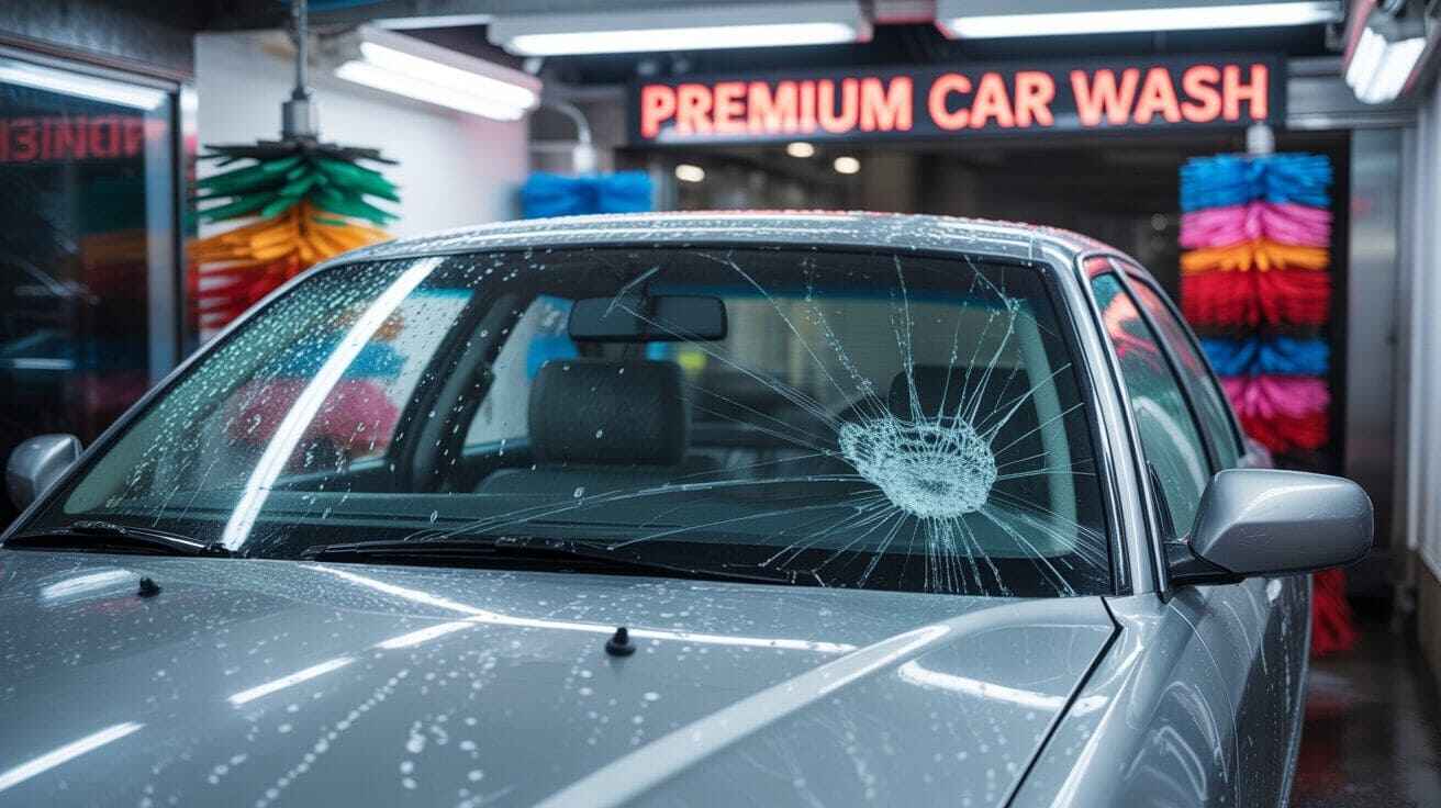 Can You Get a Car Wash with a Cracked Windshield? Risks